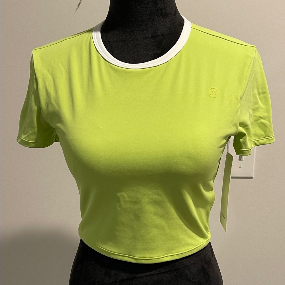 Lime Green Women's Crop Top
